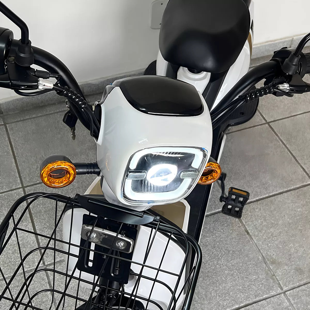 Bicicleta Elétrica Scooter Dx Bike Ecodrive 500w Sem Cnh Cor Preta