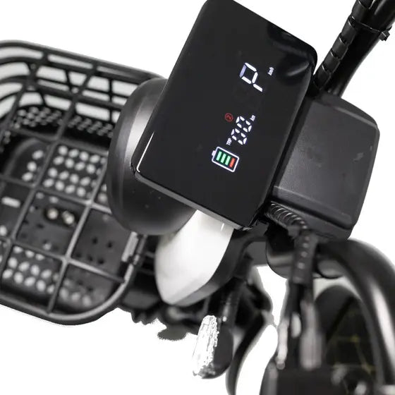 Bicicleta Elétrica Scooter 500W 48V 20Ah Eko-5 Duos Preta