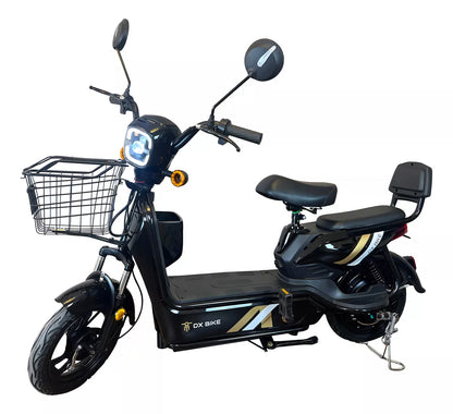 Bicicleta Elétrica Scooter Dx Bike Ecodrive 500w Sem Cnh Cor Preta