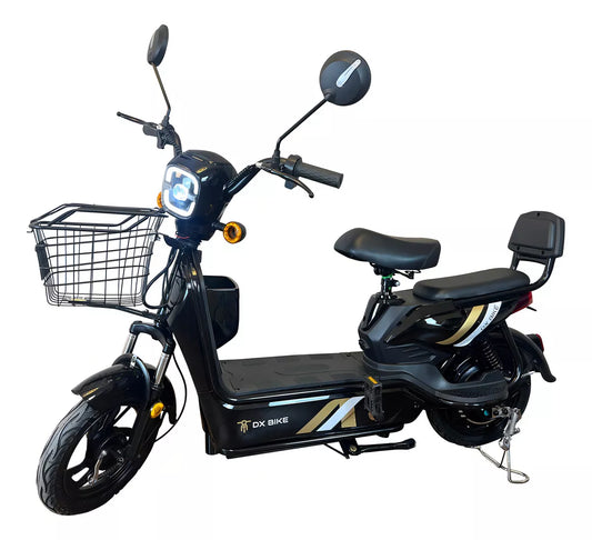Bicicleta Elétrica Scooter Dx Bike Ecodrive 500w Sem Cnh Cor Preta