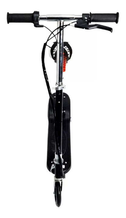 Scooter Elétrica Bivolt Com Assento Suporta Até 80 Kg 120w Cor Preto