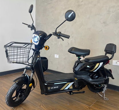 Bicicleta Elétrica Scooter Dx Bike Ecodrive 500w Sem Cnh Cor Preta