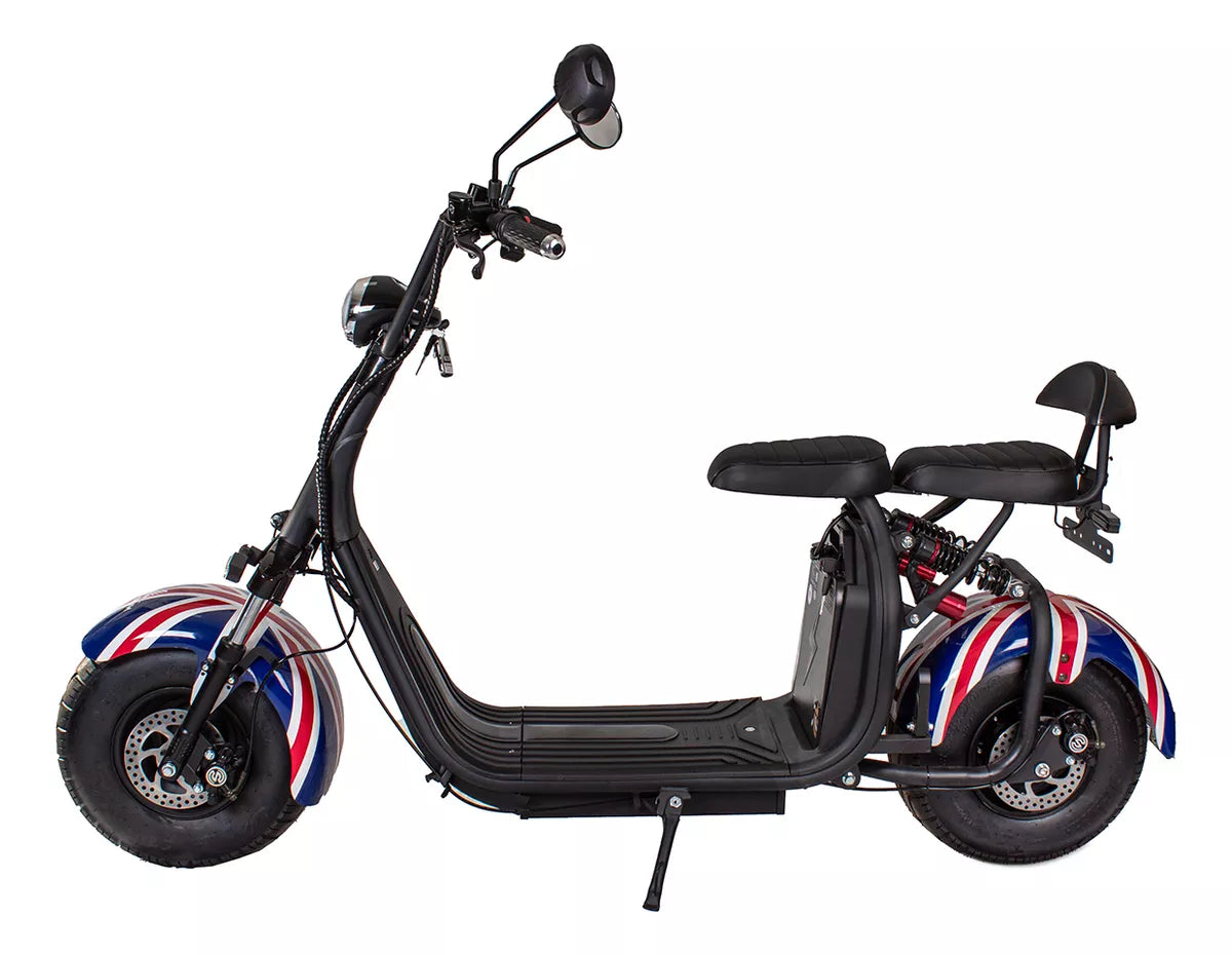 Scooter Elétrica 2000w Wehawk X7 50km/h Autonomia 40km