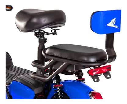 Moto Eletrica Scooter 500w 48v Autonomia 40 Km Sem Cnh