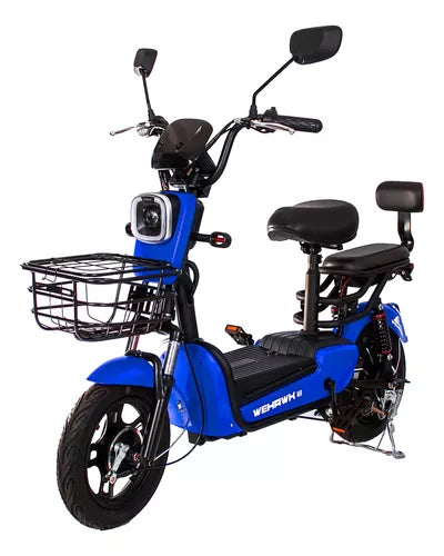 Moto Eletrica Scooter 500w 48v Autonomia 40 Km Sem Cnh