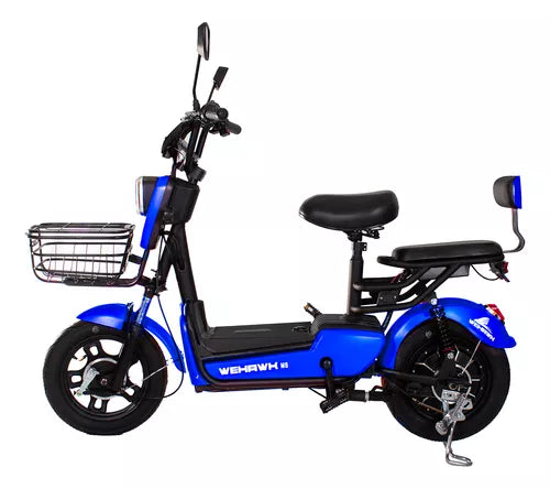 Moto Eletrica Scooter 500w 48v Autonomia 40 Km Sem Cnh
